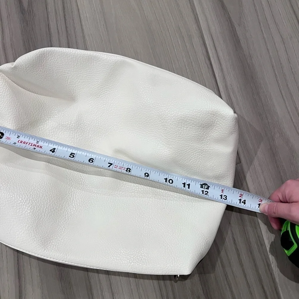 White Medium Size Cosmetic Bag